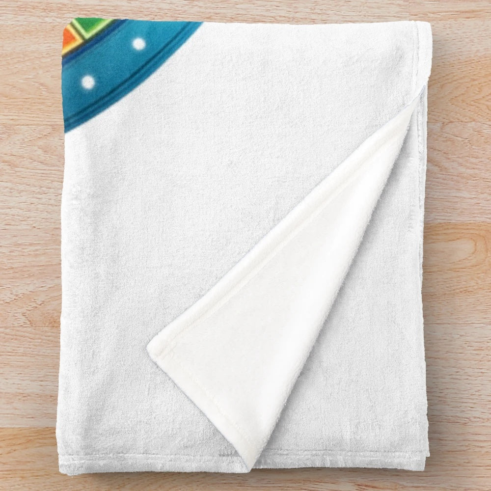 Wheel of Fortune themed plush blanket