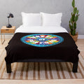 Wheel of Fortune themed plush blanket