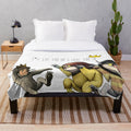 Where the Wild Things Are inspired plush blanket