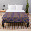 White Castle logo plush blanket with fast food elements