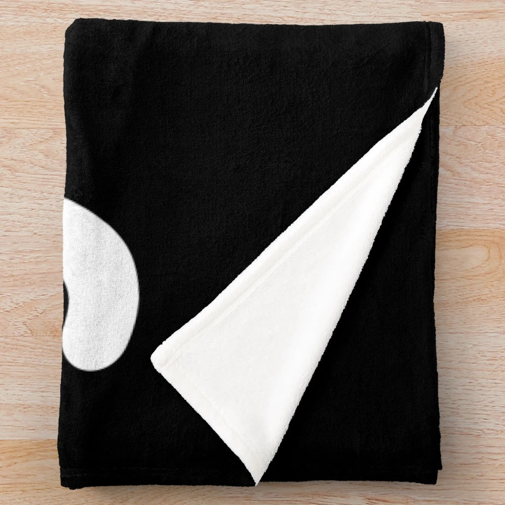 Soft and Comfortable White Plush Blanket for Home