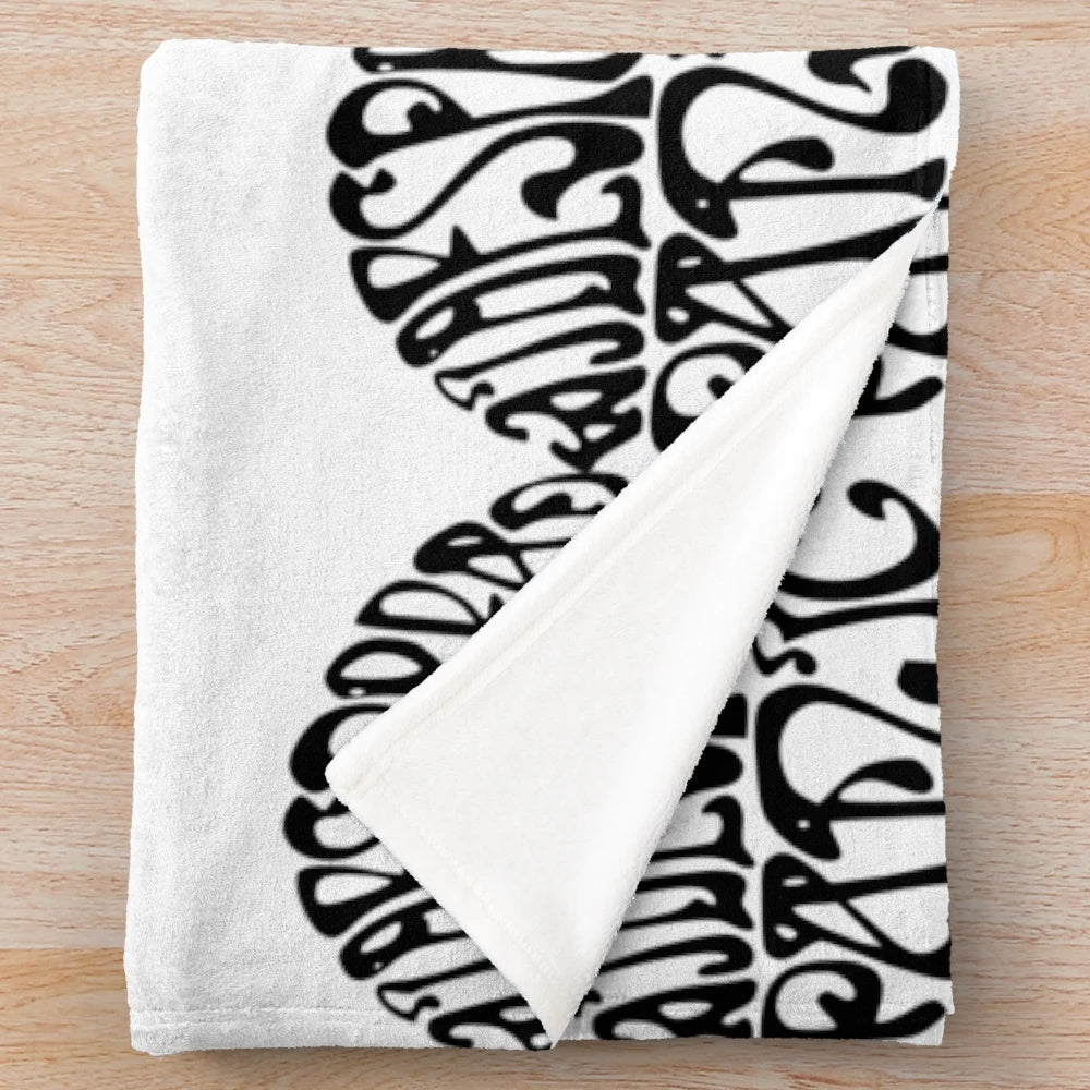 Widespread Panic inspired plush blanket with the band's logo