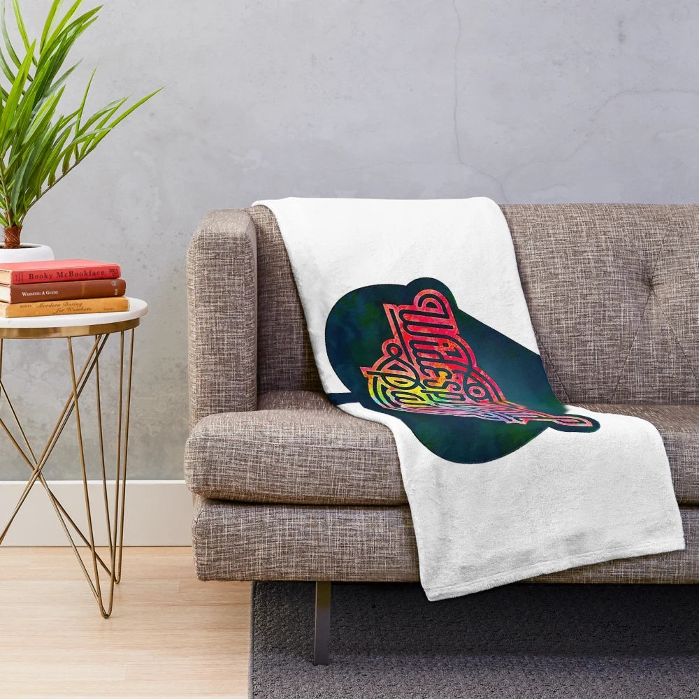 Widespread Panic inspired plush blanket