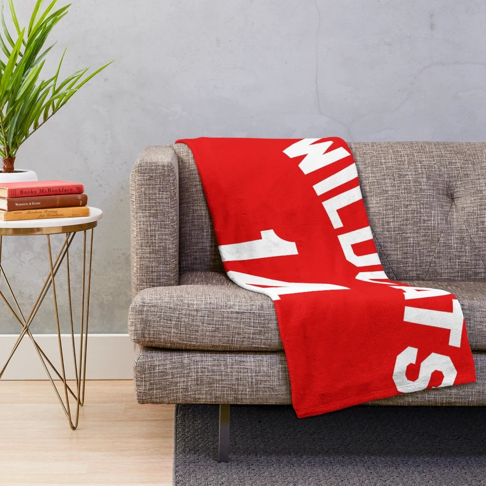 Soft and warm plush blanket featuring the Wildcats logo from High School Musical