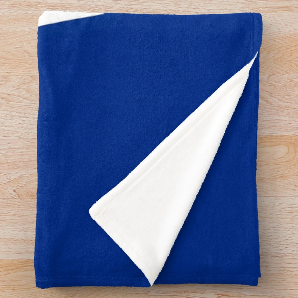 Winnipeg Blue Bombers inspired plush blanket