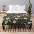 Soft and Plush Winter Creatures Blanket