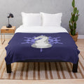 Plush winter-themed blanket inspired by the Dresden Files book series
