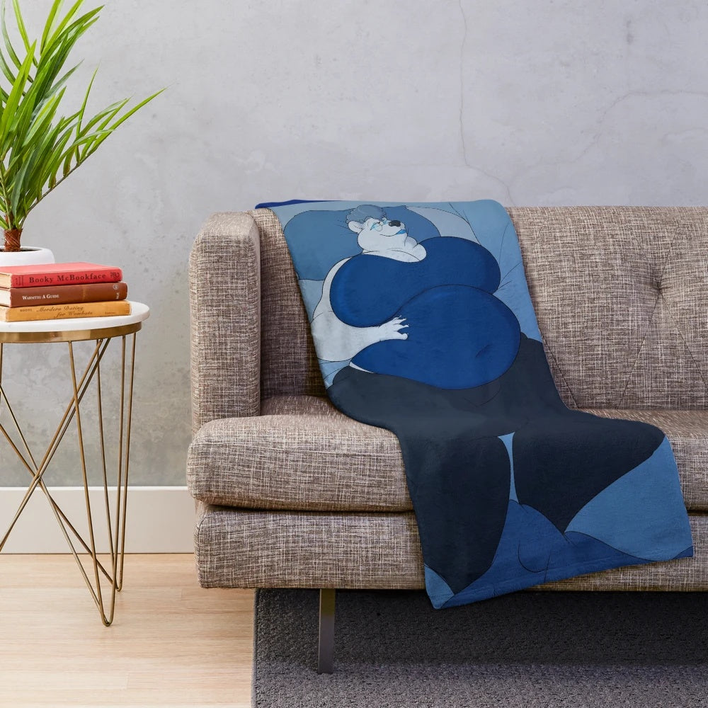 Soft and cozy "Winter Warmth" plush blanket for snuggling