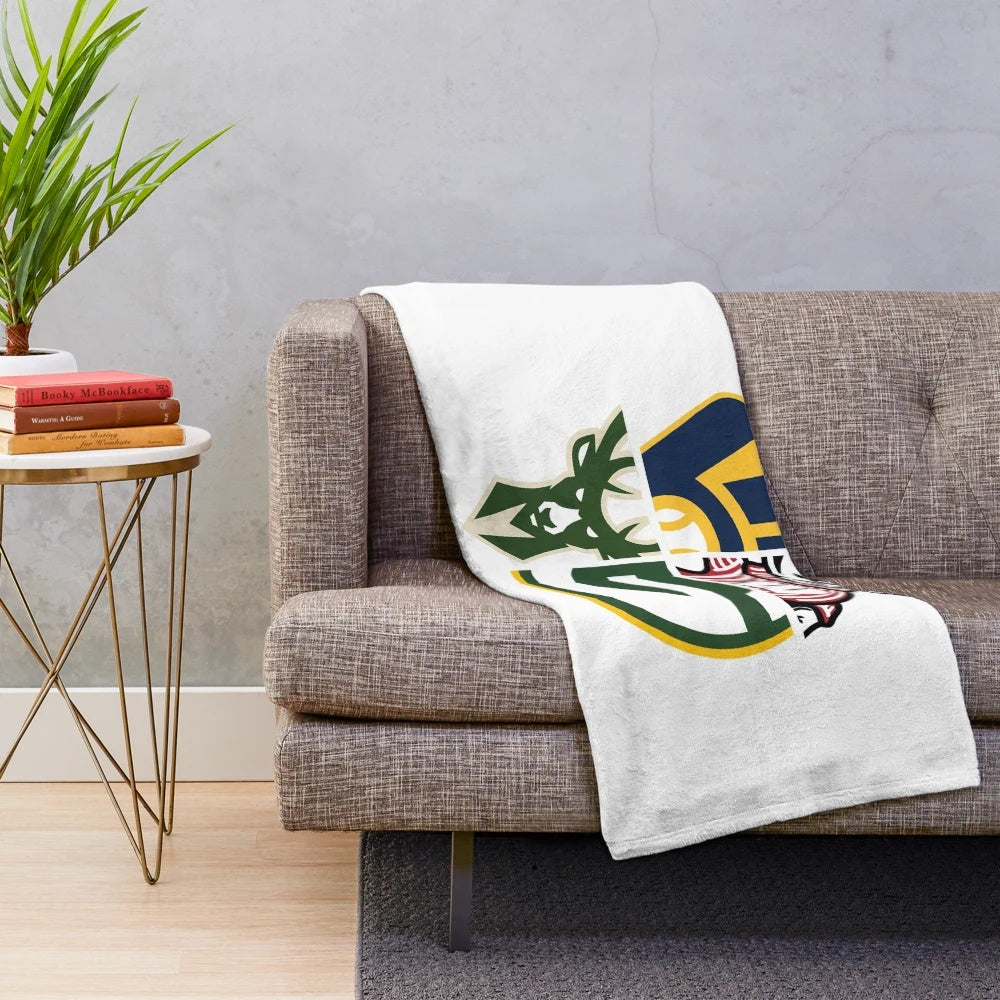 Wisconsin Sports Plush Blanket