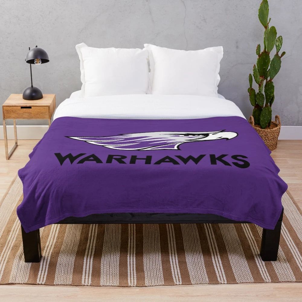 University of Wisconsin-Whitewater Plush Blanket featuring the school logo and colors