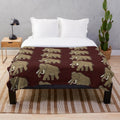 Woolly Mammoth Plush Blanket