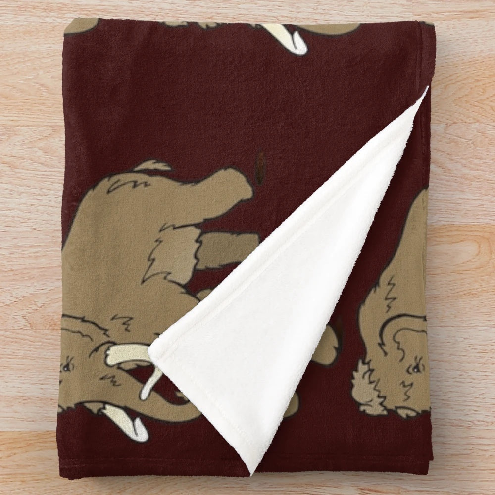 Woolly Mammoth Plush Blanket