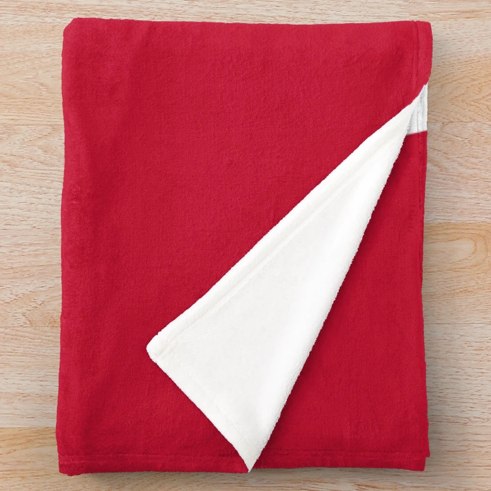 Worcester Polytechnic Institute plush blanket with logo