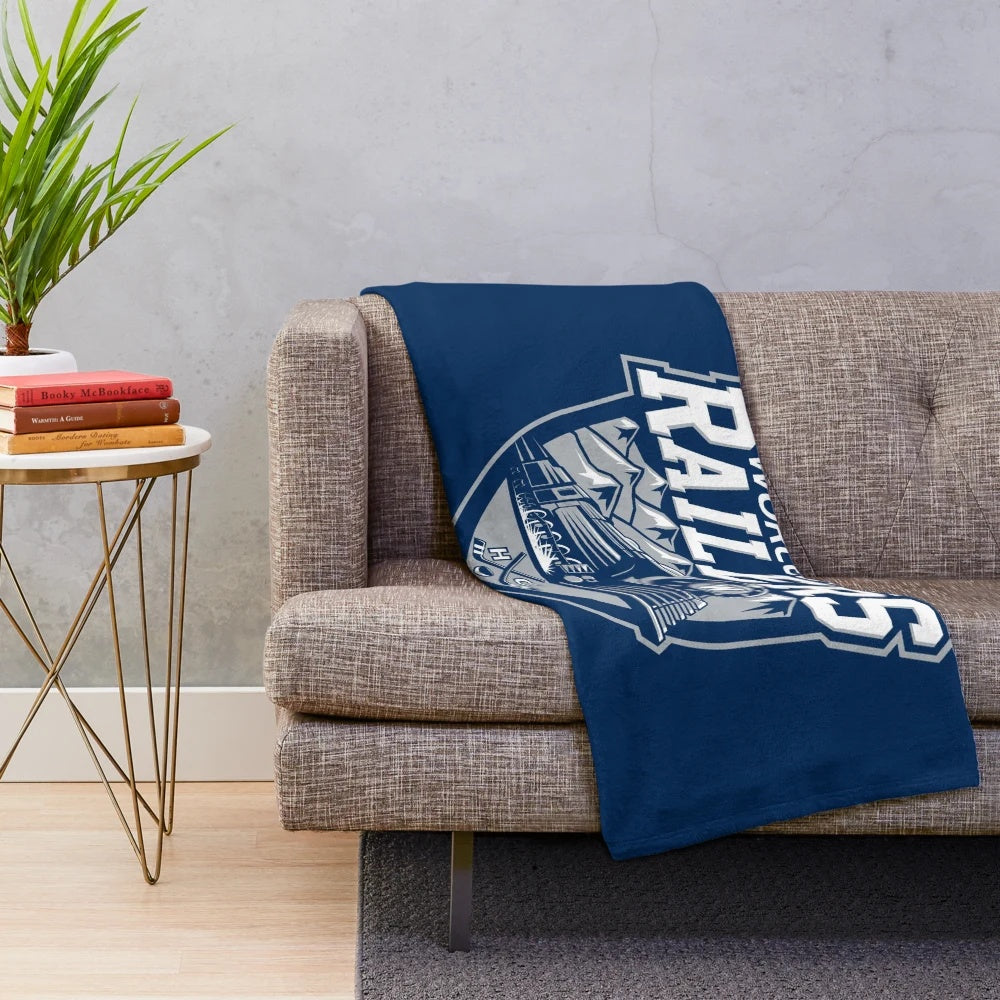 Worcester Railers plush blanket