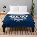 Worcester Railers plush blanket with team logo