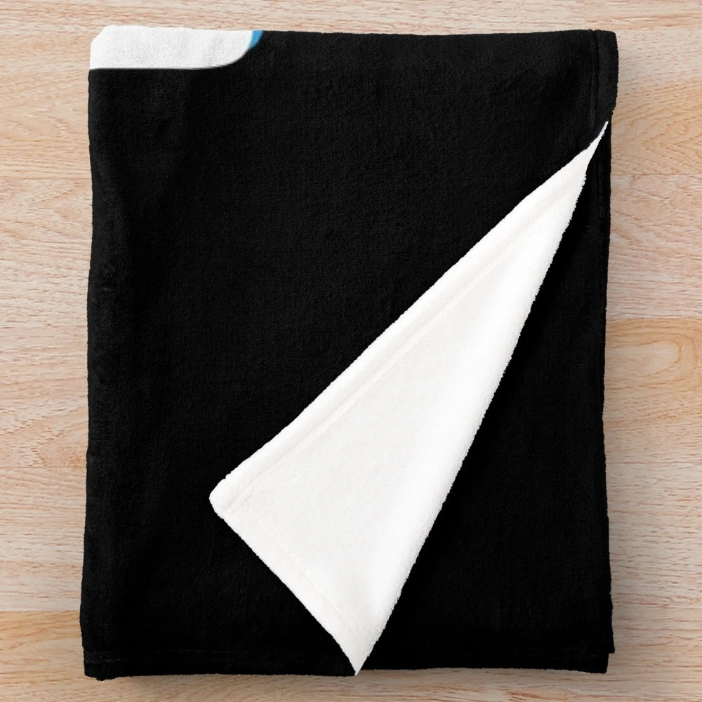 Plush blanket featuring a worm farmer design for worm composting and vermiculture enthusiasts