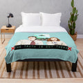 X-Files inspired plush blanket featuring "The Truth is Out There" design