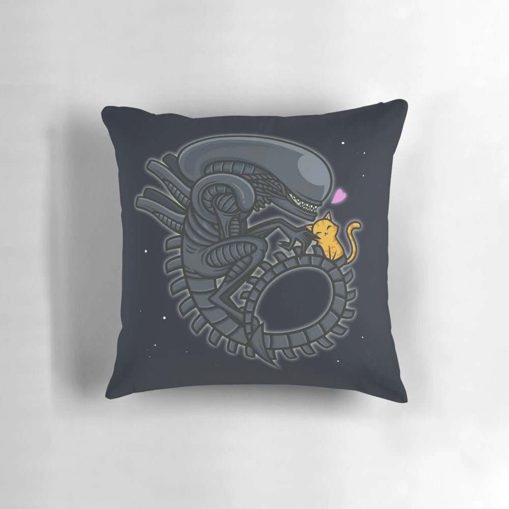 Soft and cuddly xenomorph pillow featuring the iconic alien creature from the Alien franchise