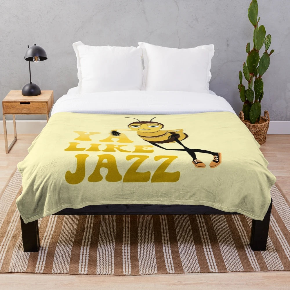 Ya like Jazz?" The Bee Movie Inspired Plush Blanket