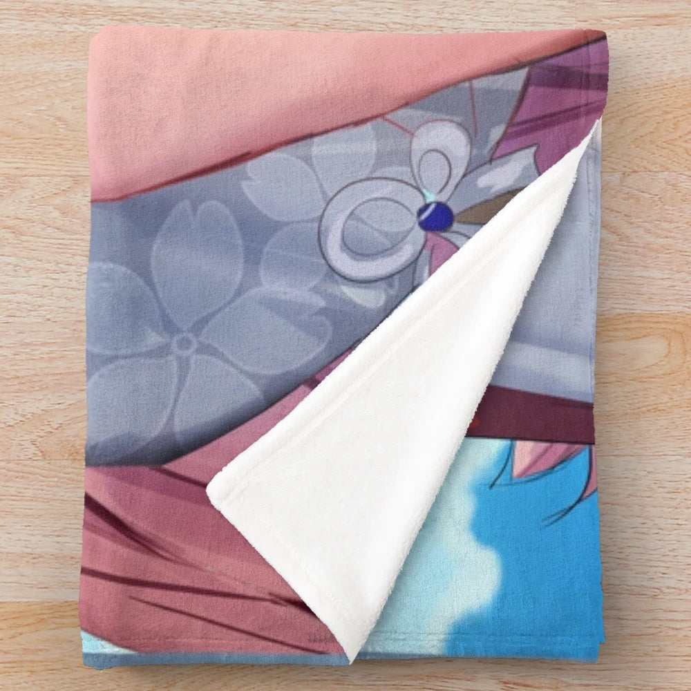Soft and Cuddly Yae Miko Genshin Impact Plush Blanket