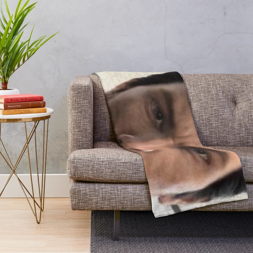 Yakuza-inspired plush blanket with cool Japanese design elements