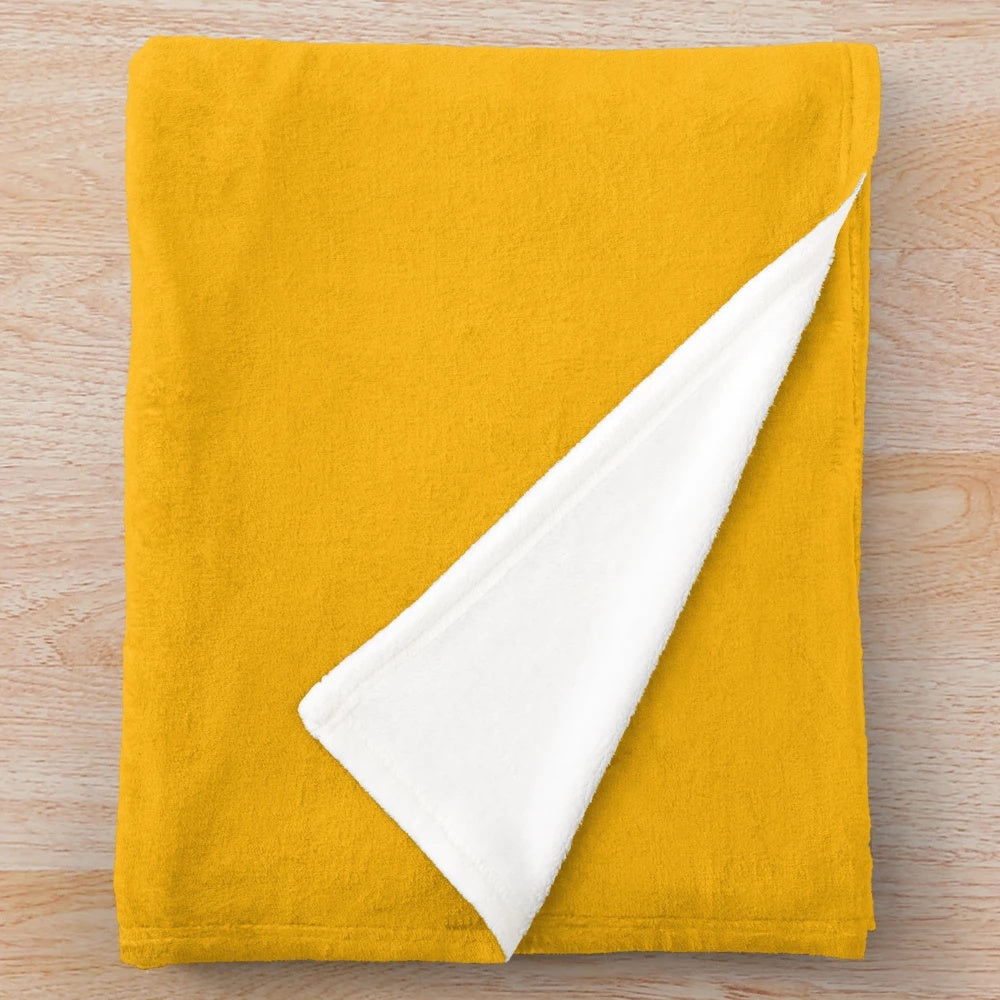 Soft and Cuddly Yellow Plush Blanket Featuring Jake the Dog from the Cartoon Network Series Adventure Time