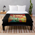 Soft and plush "You Look Smashing" blanket for We Happy Few game fans