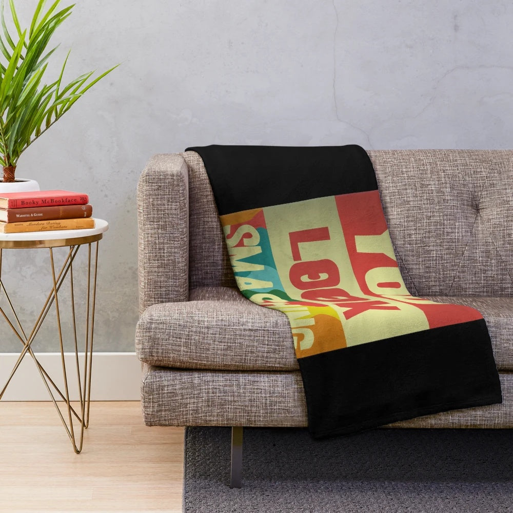Soft and plush "You Look Smashing" blanket for We Happy Few game fans
