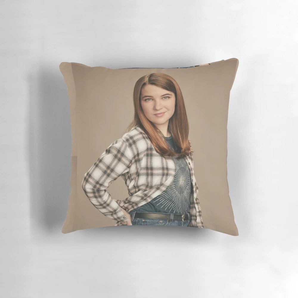 Young Sheldon #5 Pillow featuring the Cooper family