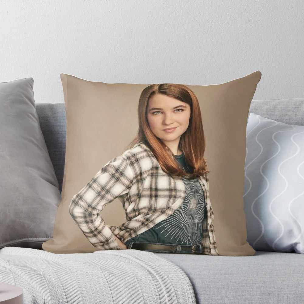 Young Sheldon #5 Pillow featuring the Cooper family