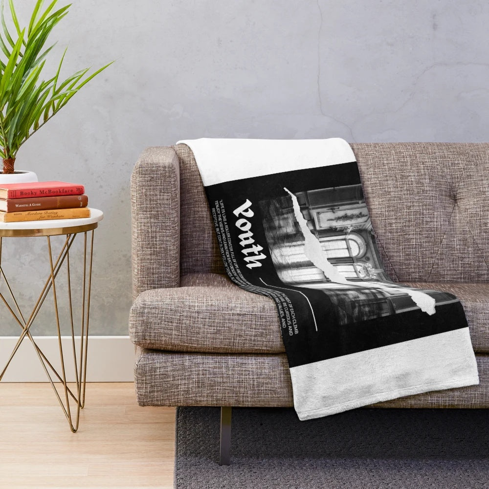 Youth Culture Inspired Plush Blanket