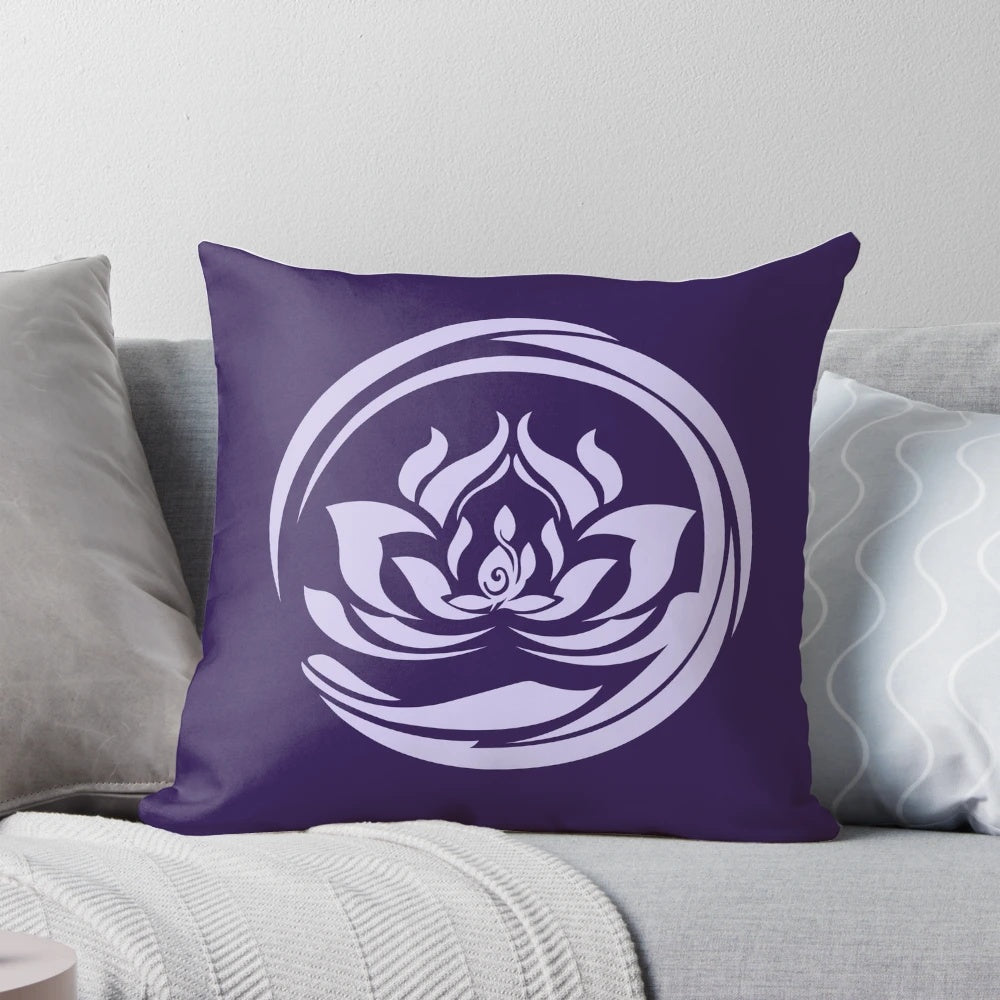 Soft, plush pillow featuring the Yunmeng Jiang Sect emblem from the hit drama The Untamed.