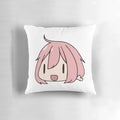Soft and comfortable Yuru Camp Nadeshiko Kagamihara anime-themed pillow