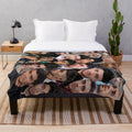 Zayn Malik Photo Collage Plush Blanket