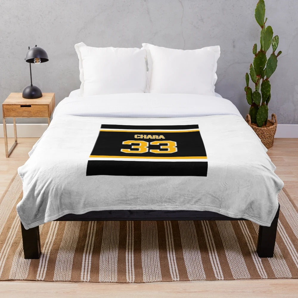 Zdeno Chara Jersey-Inspired Plush Blanket