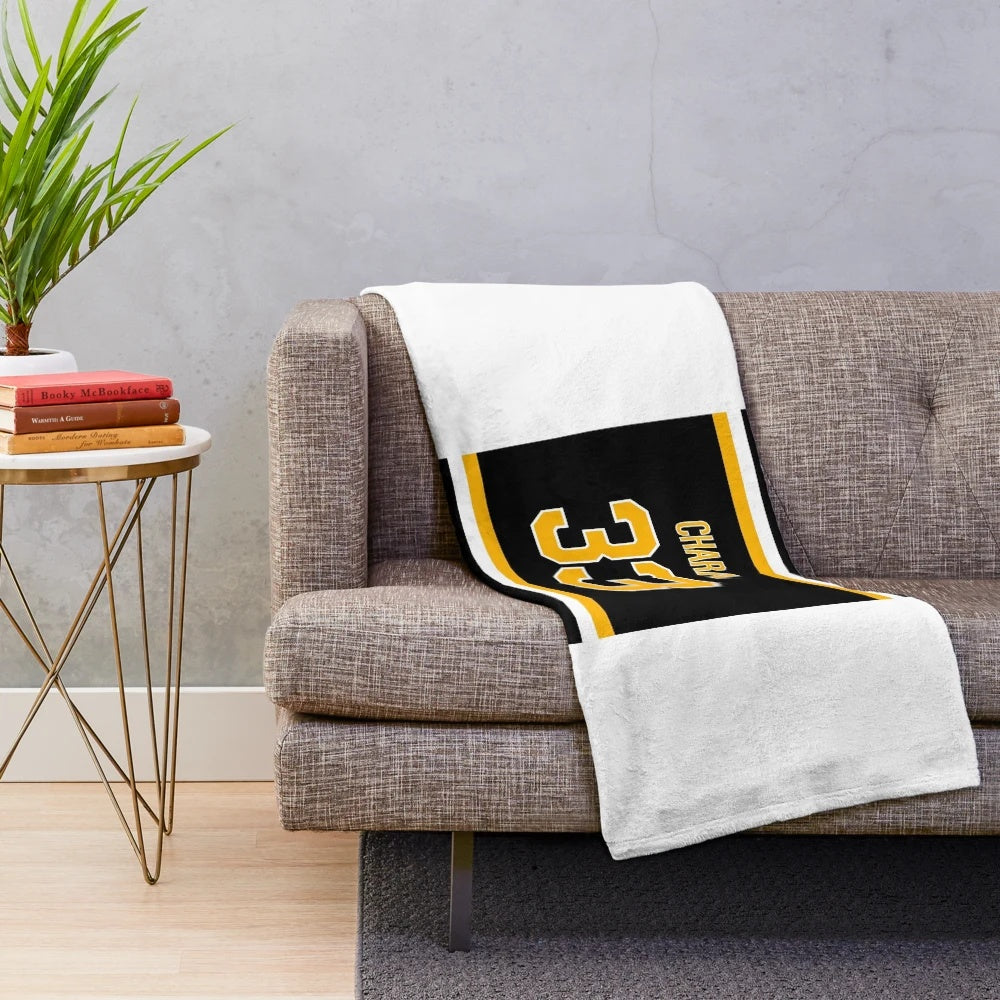 Zdeno Chara Jersey-Inspired Plush Blanket