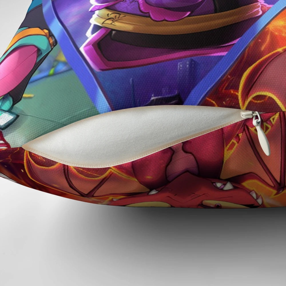 A soft, premium-quality pillow featuring the beloved characters from the Zooba universe.