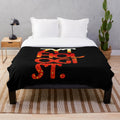 Zythologist plush blanket featuring beer-inspired typography and design