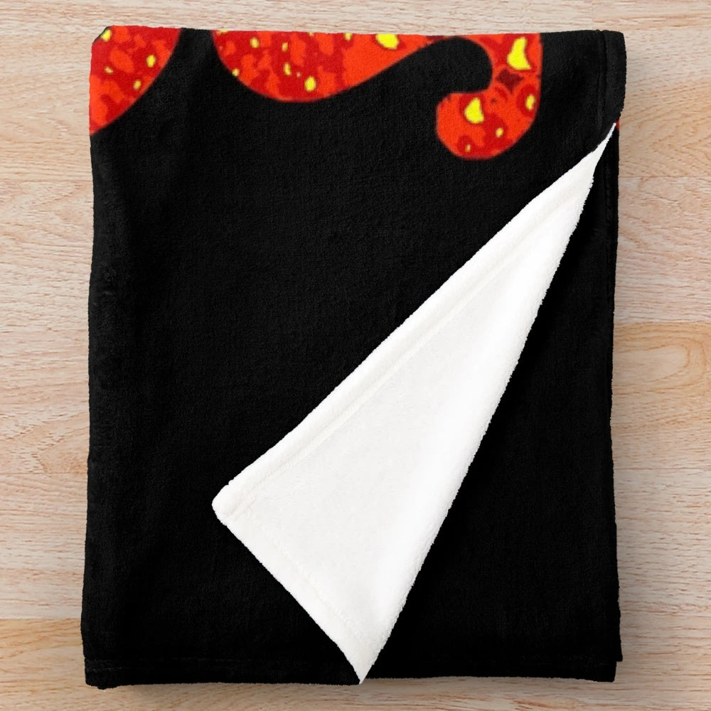 Zythologist plush blanket featuring beer-inspired typography and design