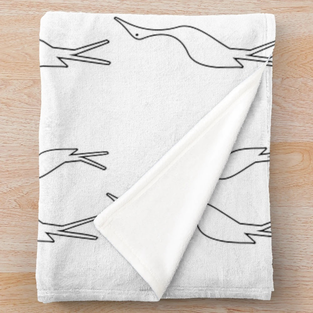 Crane Legendary Animals Plush Blanket