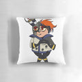Crash Bandicoot Dr. N-Gin inspired plush pillow with custom artwork