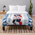 Creamy shanghai-style candy plush blanket