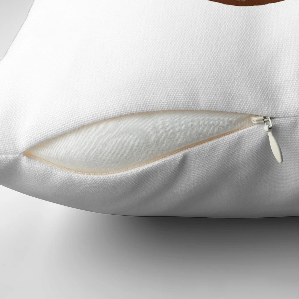 A soft, plush pillow designed with a Klondike-inspired ice cream motif.