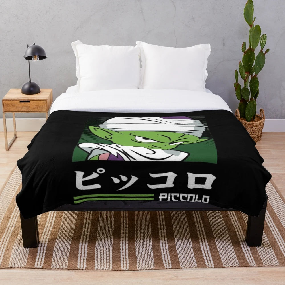 Cartoon parody plush blanket featuring a humorous pop culture mashup design