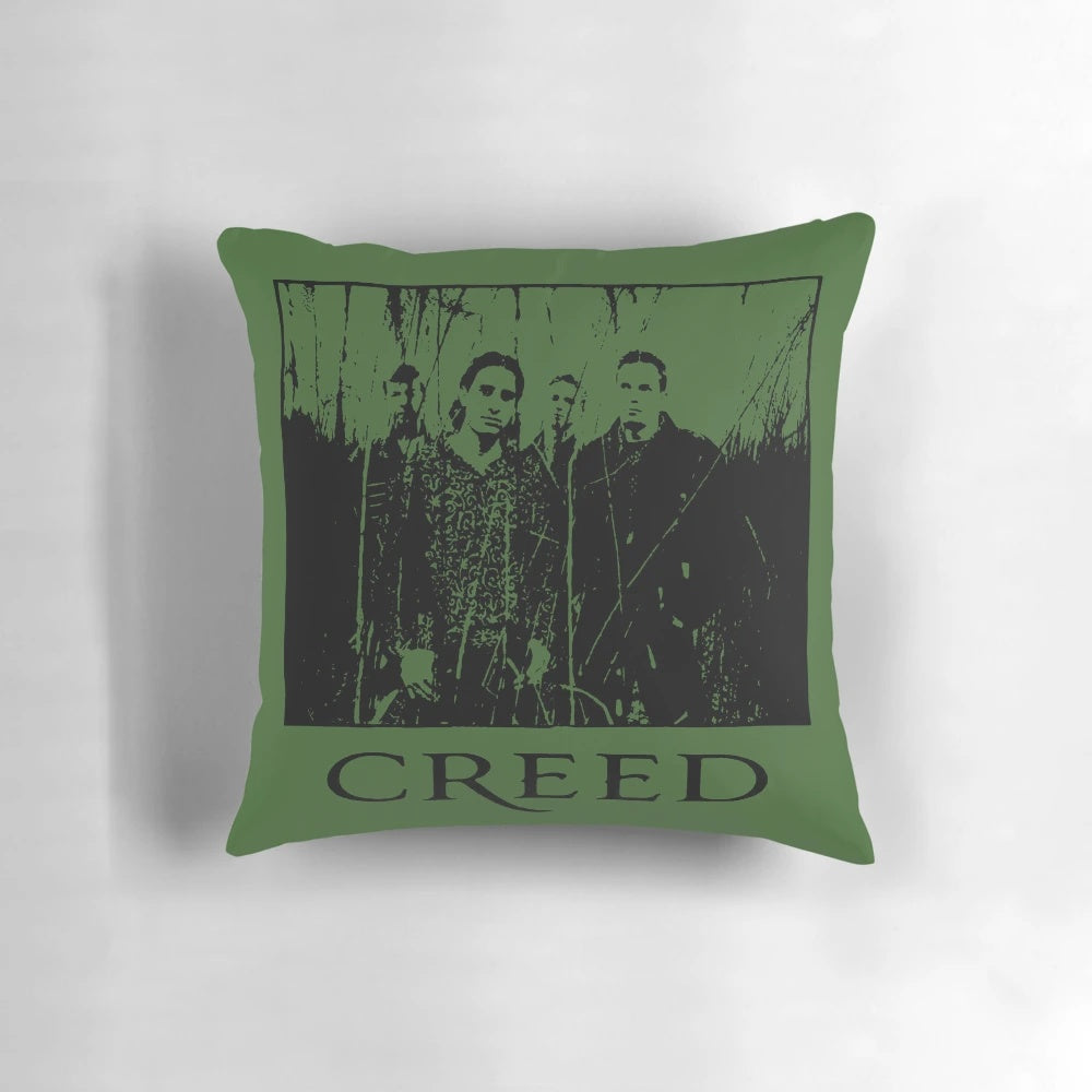 Creed Band Pillow with the band's logo and artwork