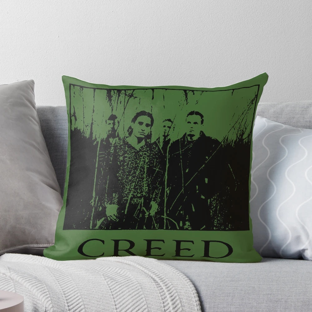 Creed Band Pillow with the band's logo and artwork
