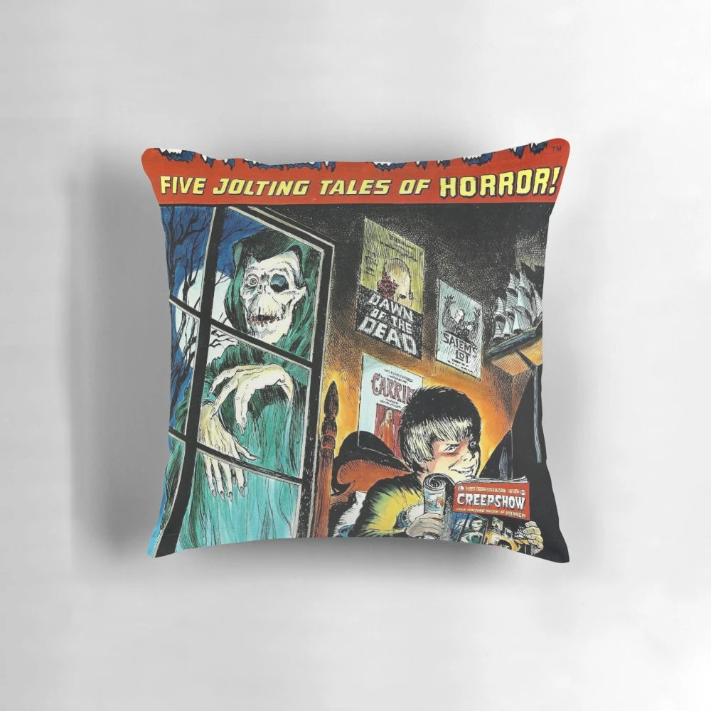 Creepshow Pillow featuring classic horror movie imagery