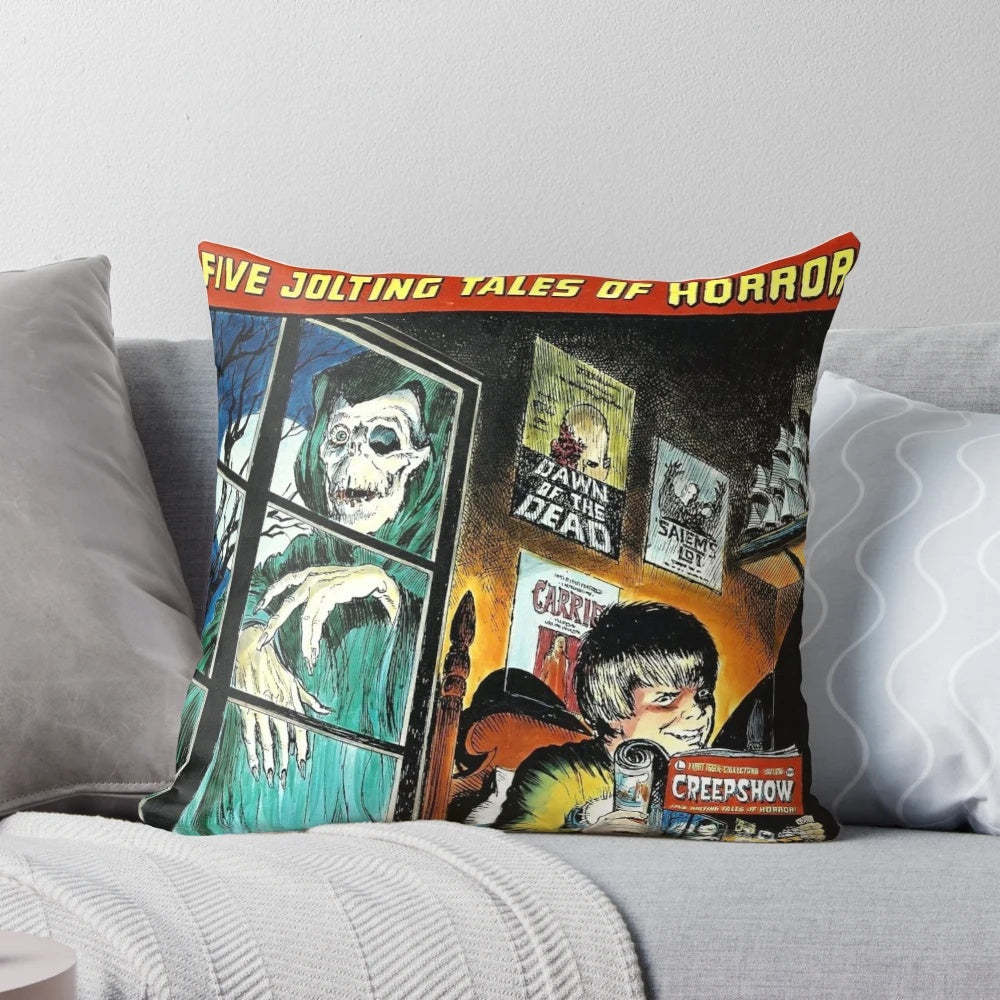 Creepshow Pillow featuring classic horror movie imagery