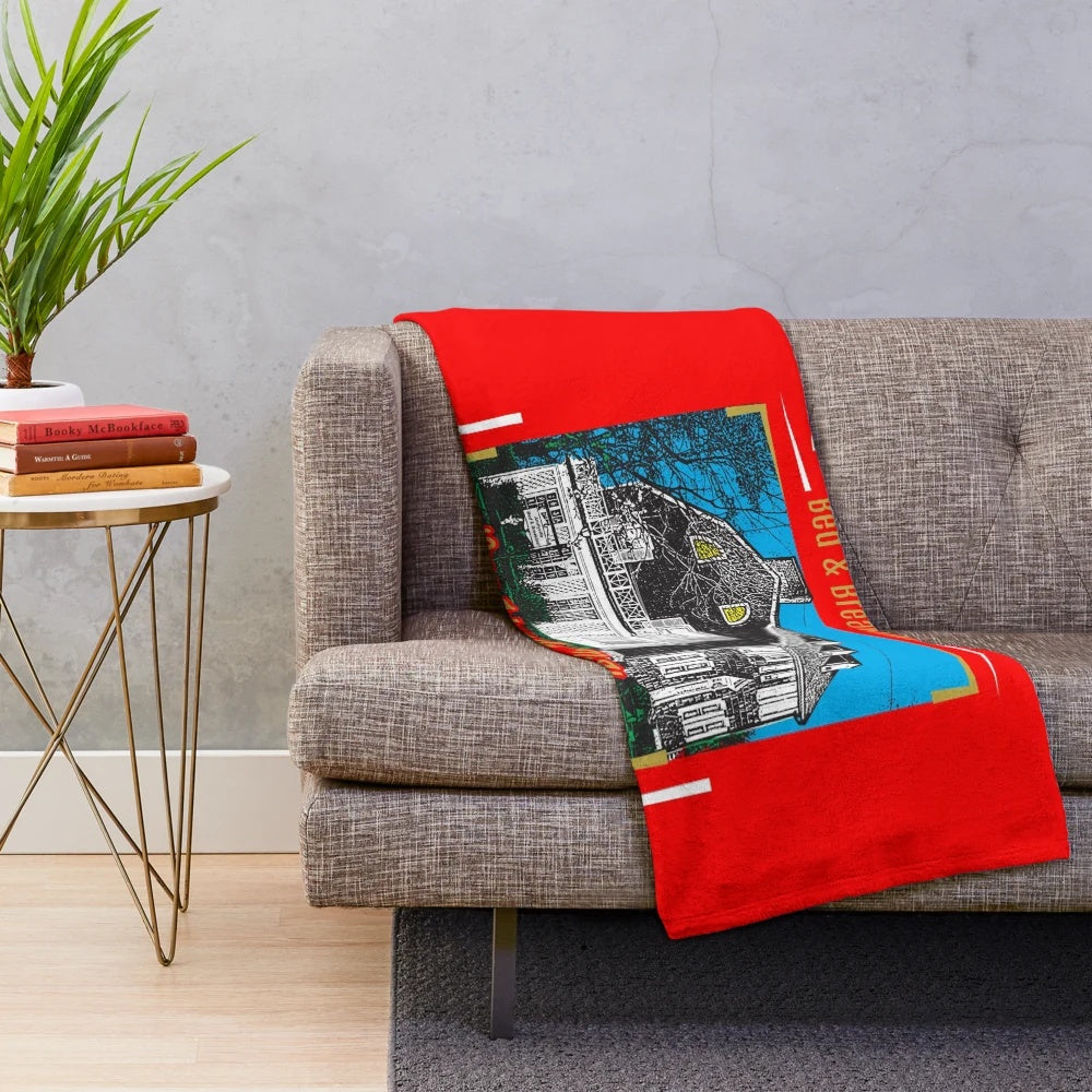 Amityville Horror inspired plush blanket