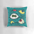 Creepy Creatures Monster Pillow with Fright Friends design by artist Phil Postma
